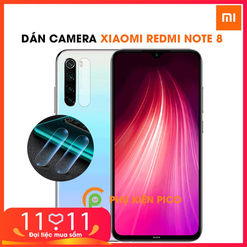 Dán camera Xiaomi Redmi Note 8 chống xước bảo vệ camera