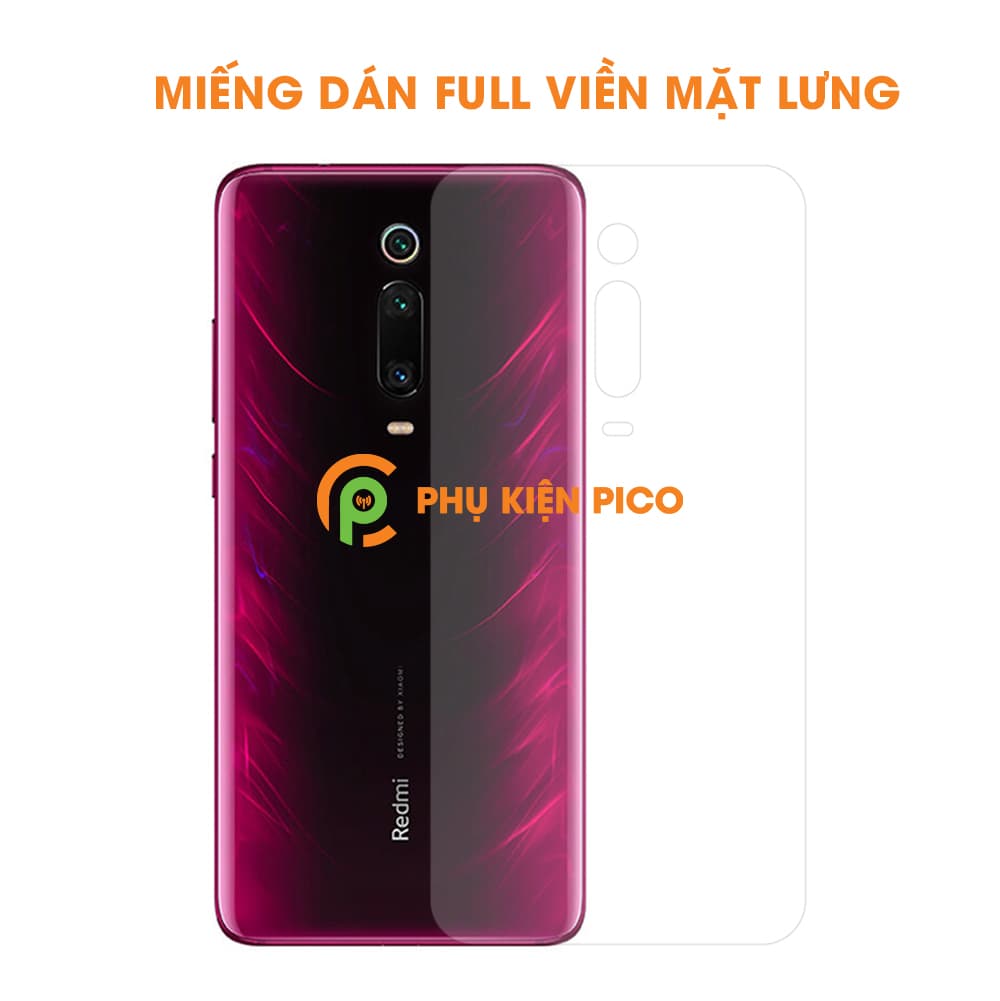 Dán dẻo mặt lưng Xiaomi Redmi K20 full viền trong suốt bản đặc biệt - 3