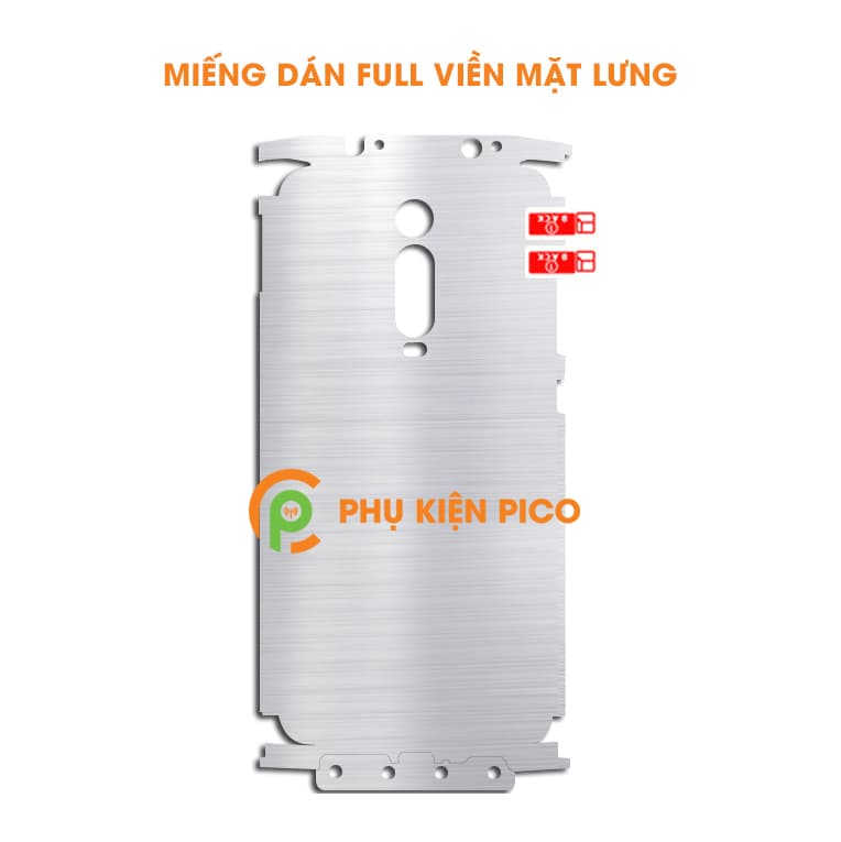 Dán dẻo mặt lưng Xiaomi Redmi K20 full viền trong suốt bản đặc biệt - 2