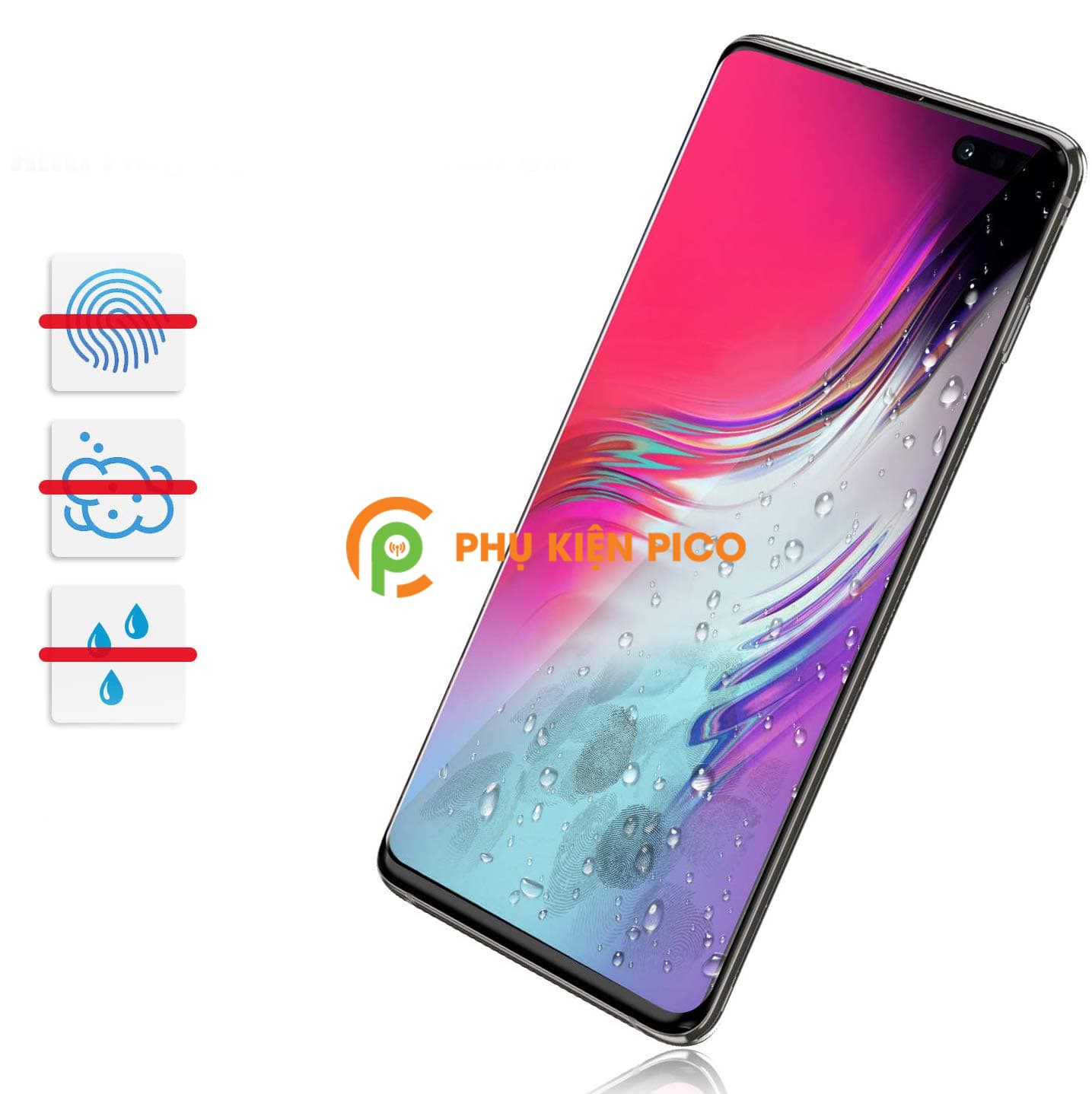 Dán màn hình Samsung Galaxy S10 5G PPF full viền vân mờ chống bám vân tay - 5