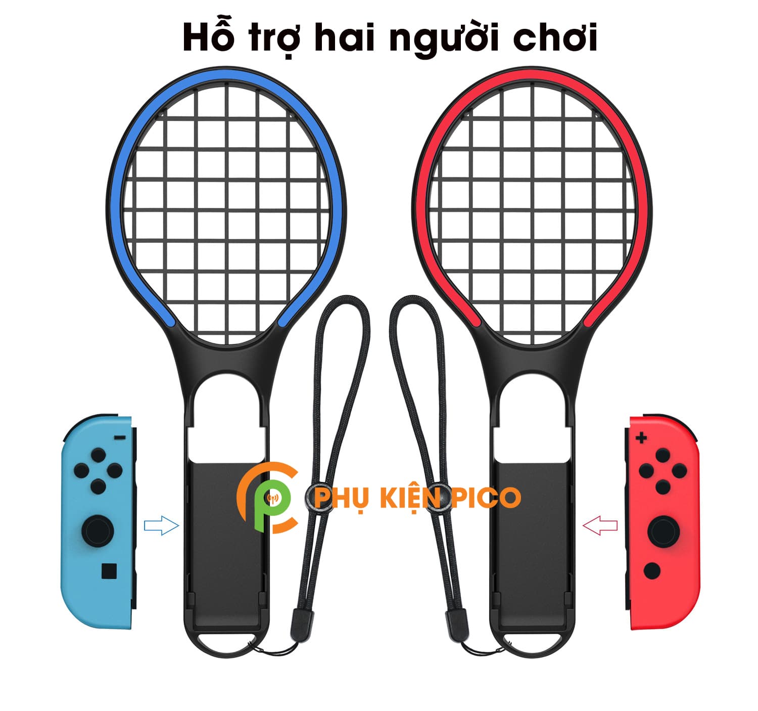 Vợt cầm tay chơi game tennis cho máy Nintendo Switch chính hãng DOBE - 4