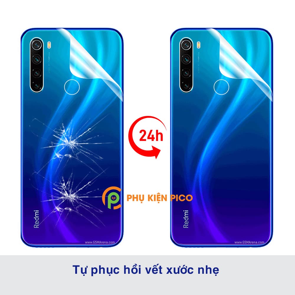 Dán mặt lưng Xiaomi Redmi Note 8 PPF cao cấp dẻo trong suốt - 3