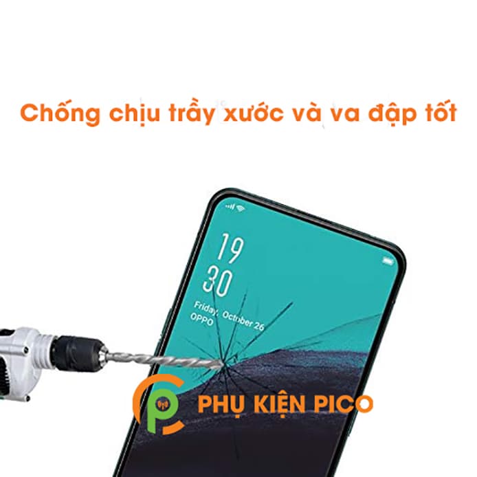 Combo kính cường lực dán camera dán lưng PPF Oppo Reno 2 - 7