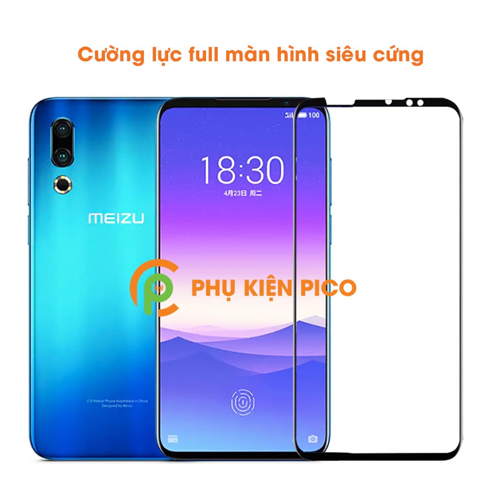 Kính cường lực Meizu 16s viền siêu mỏng độ cứng 9H - 5
