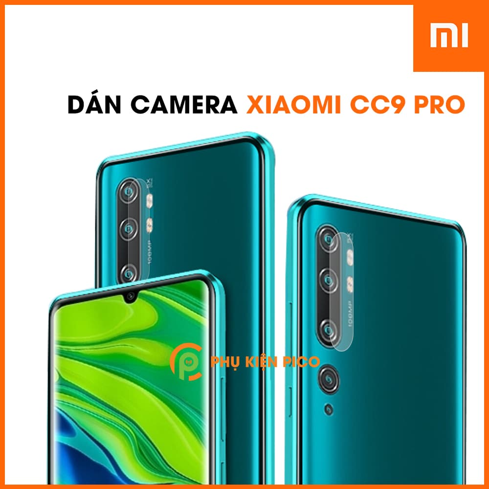 Dán camera Xiaomi Mi CC9 Pro chống xước bảo vệ camera