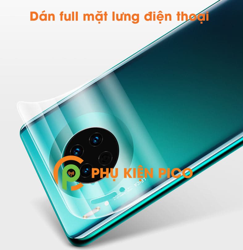 Dán mặt lưng Huawei Mate 30 Pro dẻo trong suốt bản đặc biệt full viền - 7