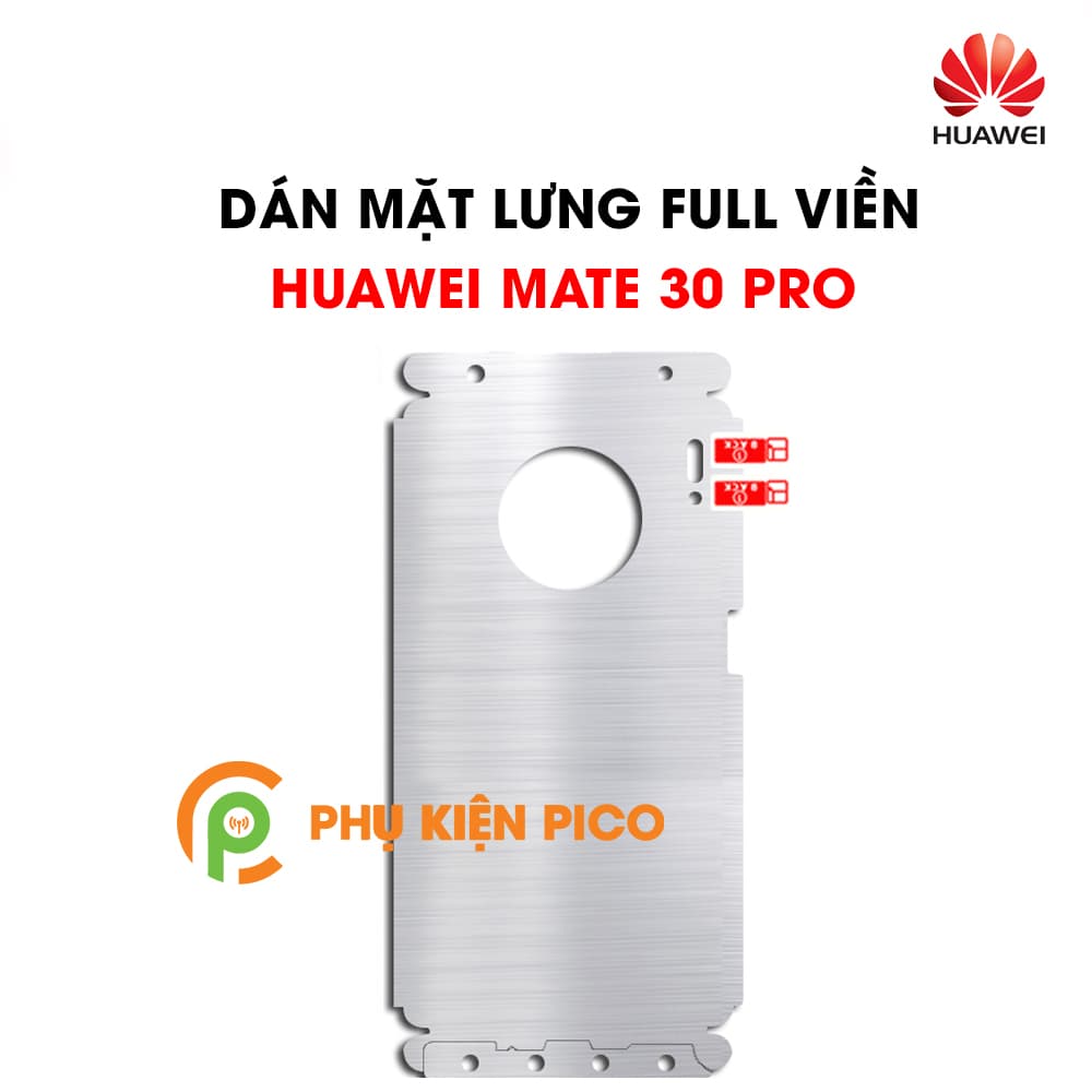 Dán mặt lưng Huawei Mate 30 Pro dẻo trong suốt bản đặc biệt full viền - 6