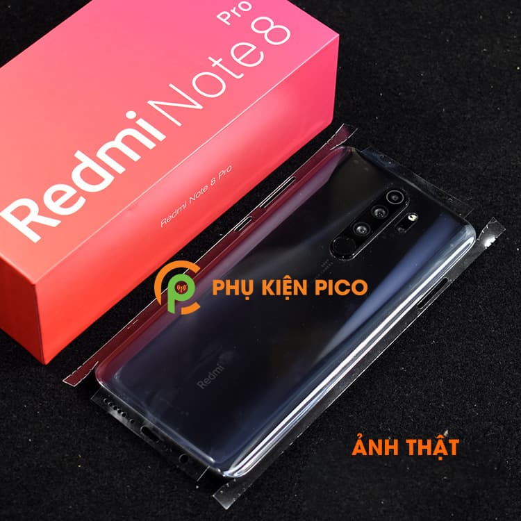 Dán dẻo mặt lưng Xiaomi Redmi Note 8 Pro full viền trong suốt bản đặc biệt - 3