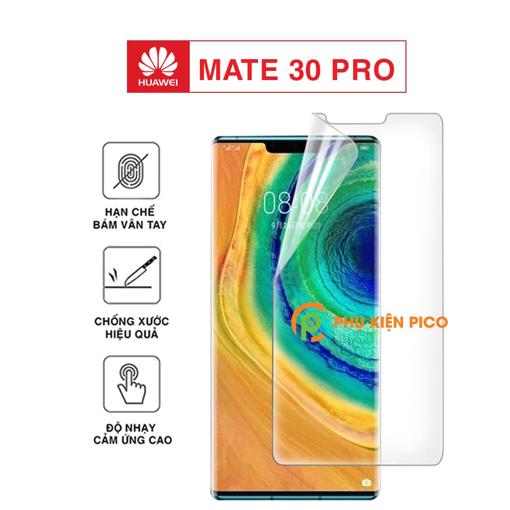 Dán màn hình Mate 30 Pro full viền trong suốt – Dán dẻo Huawei Mate 30 Pro