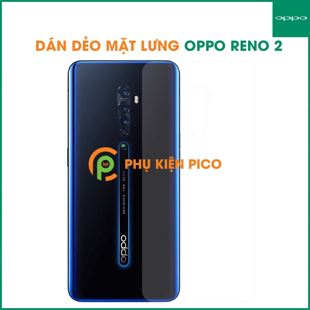 Dán màn hình và dán mặt lưng Oppo Reno 2 PPF cao cấp dẻo full viền - 6