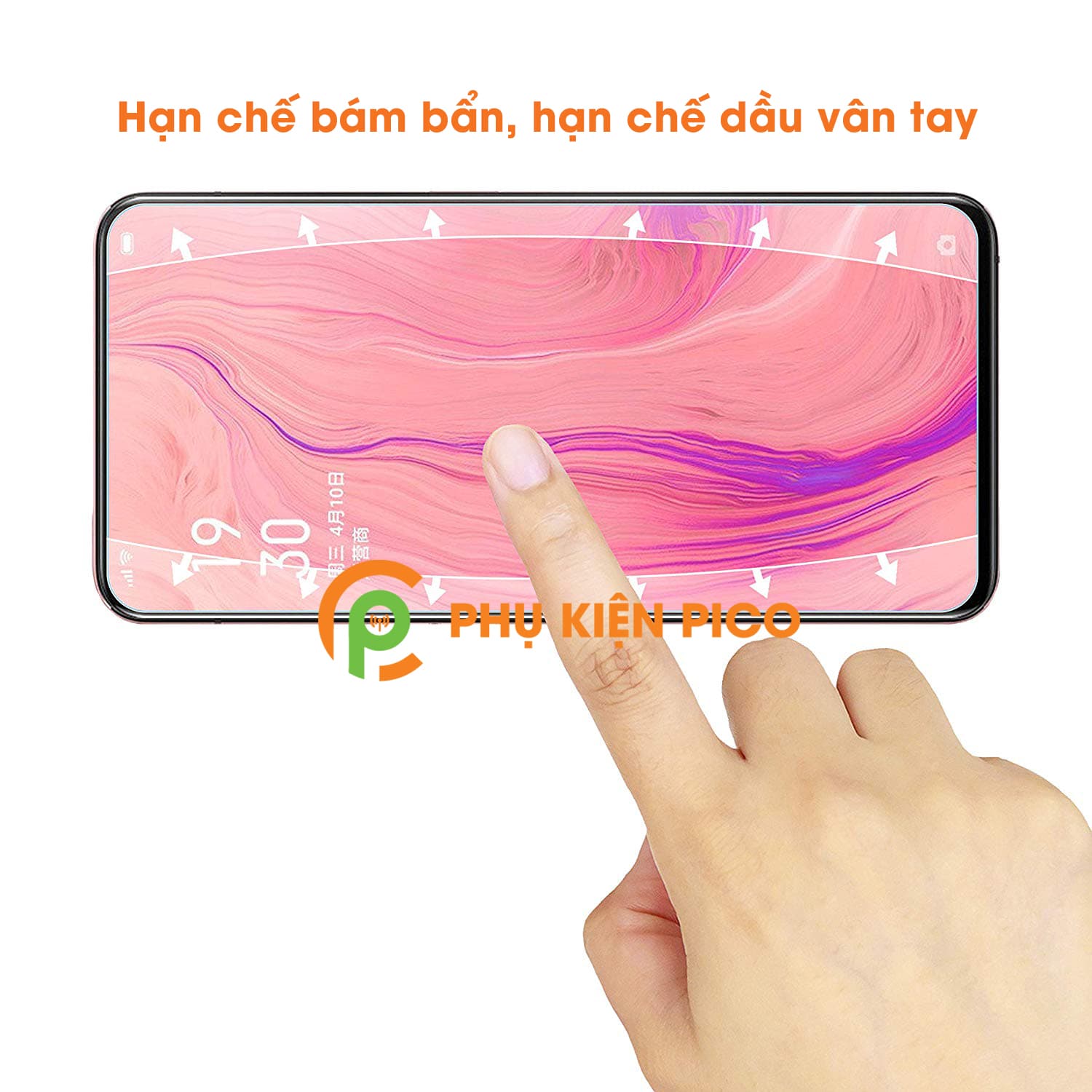 Dán màn hình và dán mặt lưng Oppo Reno 2 PPF cao cấp dẻo full viền - 2