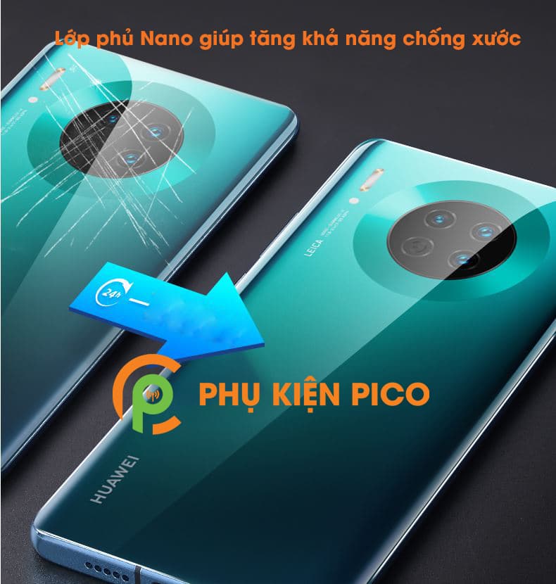 Dán mặt lưng Huawei Mate 30 cao cấp PPF dẻo trong suốt - 2