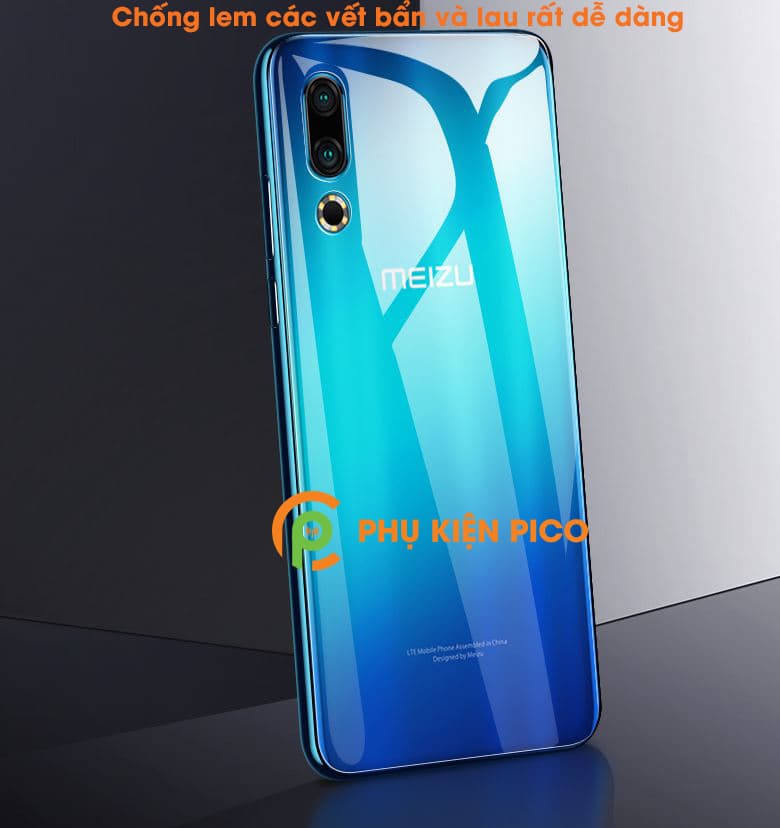 Dán mặt lưng Meizu 16S cao cấp PPF dẻo trong suốt - 2