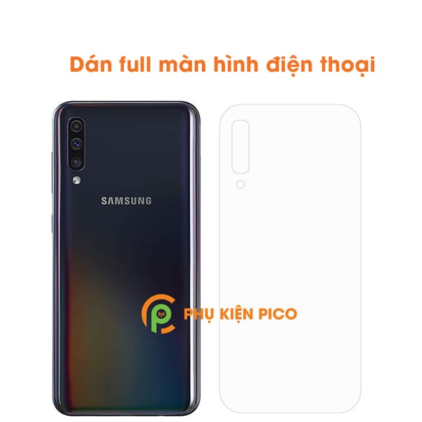 Dán mặt lưng Samsung Galaxy A50S cao cấp PPF dẻo trong suốt - 4