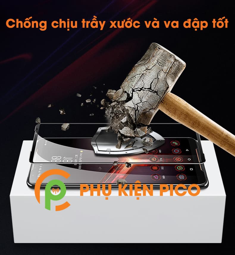 Kính cường lực Asus Rog Phone 2 chính hãng Monqiqi - 4