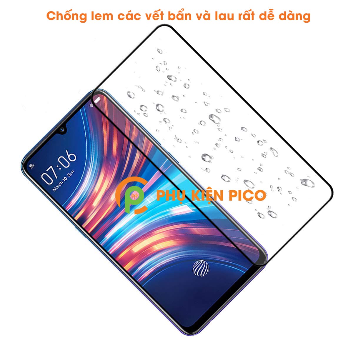 Kính cường lực Vivo S1 Pro full màn hình độ cứng 9H - 3