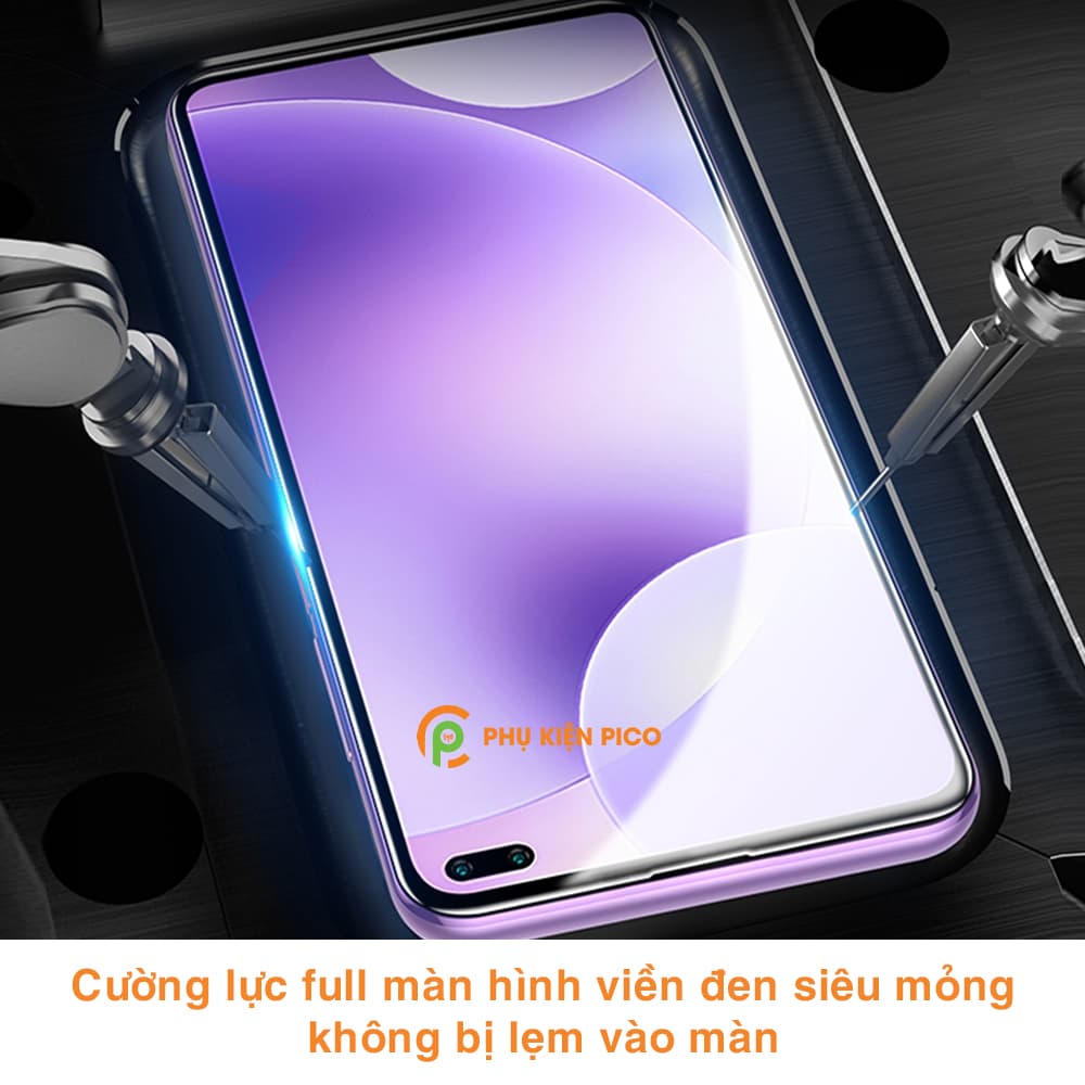 Kính cường lực Redmi K30 full màn hình viền đen siêu mỏng Monqiqi - 4
