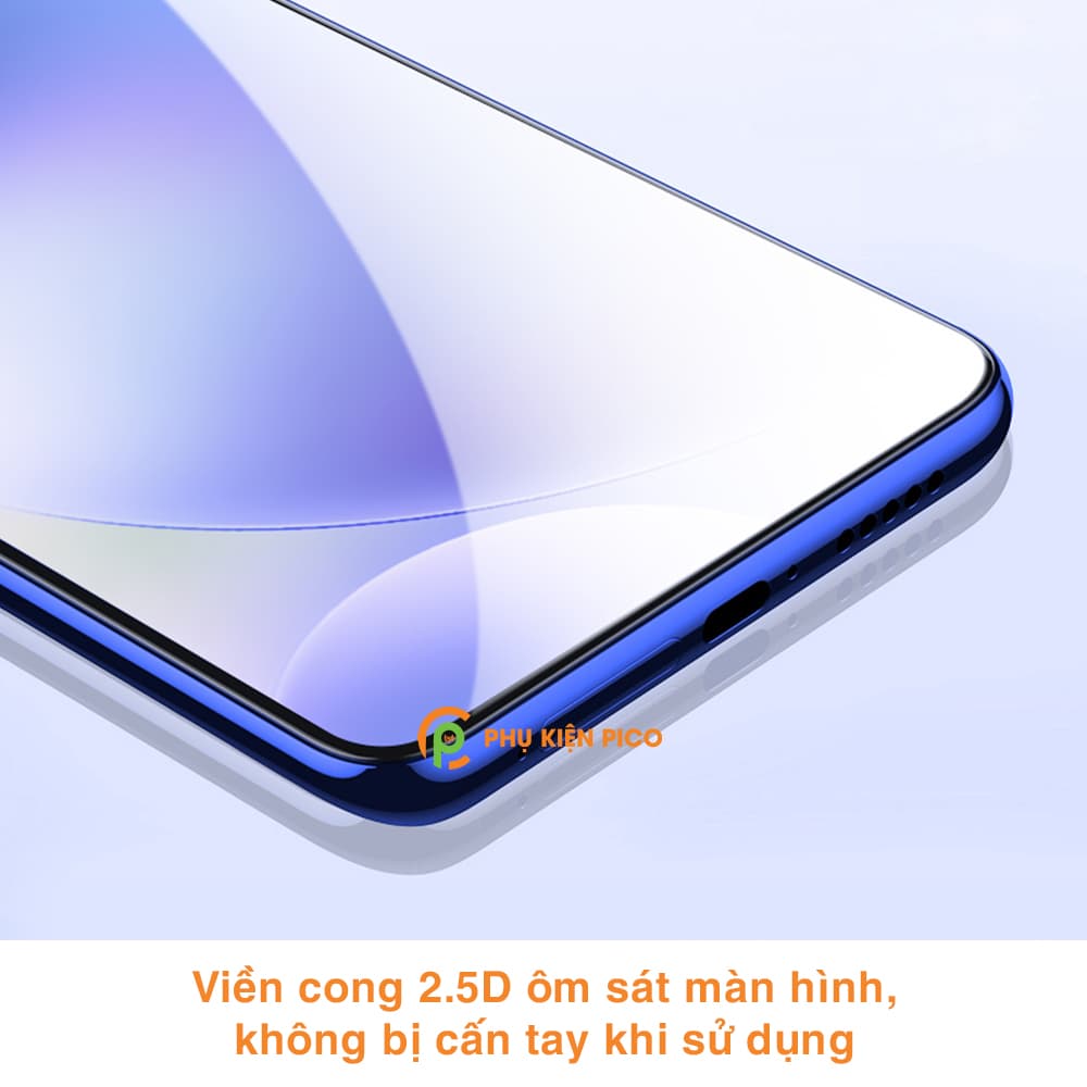 Kính cường lực Redmi K30 full màn hình viền đen siêu mỏng Monqiqi - 5
