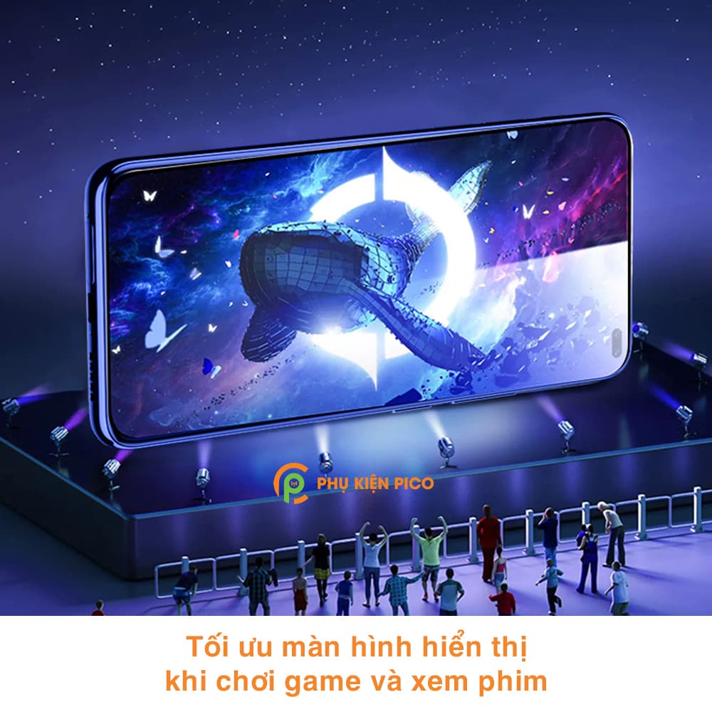 Kính cường lực Redmi K30 full màn hình viền đen siêu mỏng Monqiqi - 6