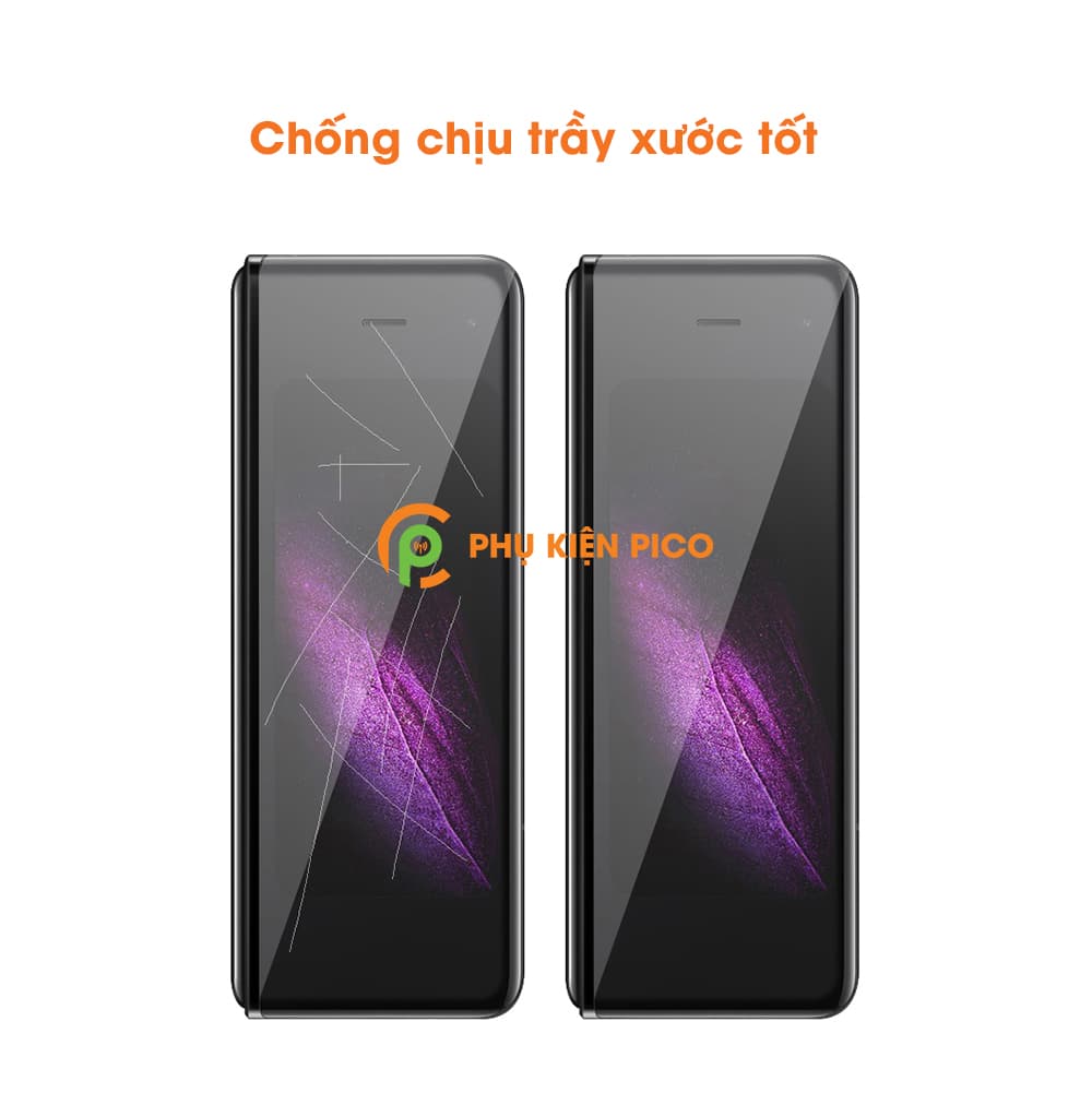 Dán lưng Samsung Galaxy Fold PPF và Dán mặt trước Samsung Galaxy Fold PPF dẻo trong suốt - 2