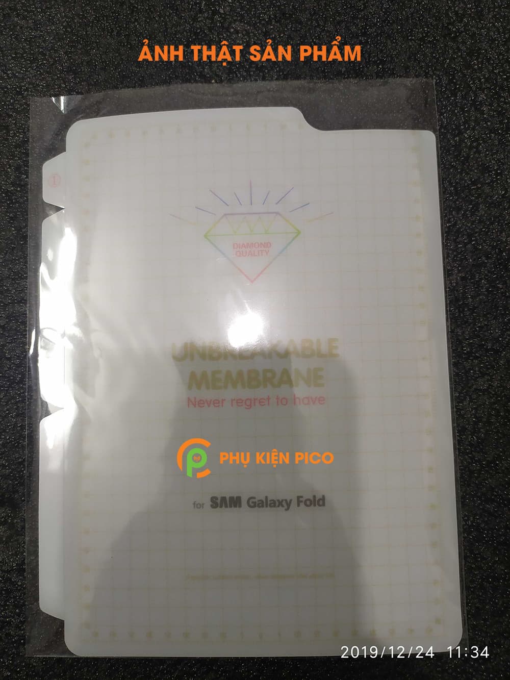 Dán màn hình Samsung Galaxy Fold PPF cao cấp dẻo trong suốt - 6