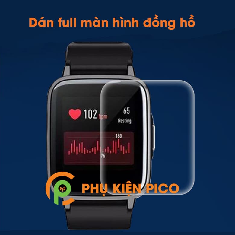 Dán màn hình đồng hồ Xiaomi Haylou Smart Watch PPF cao cấp - 5