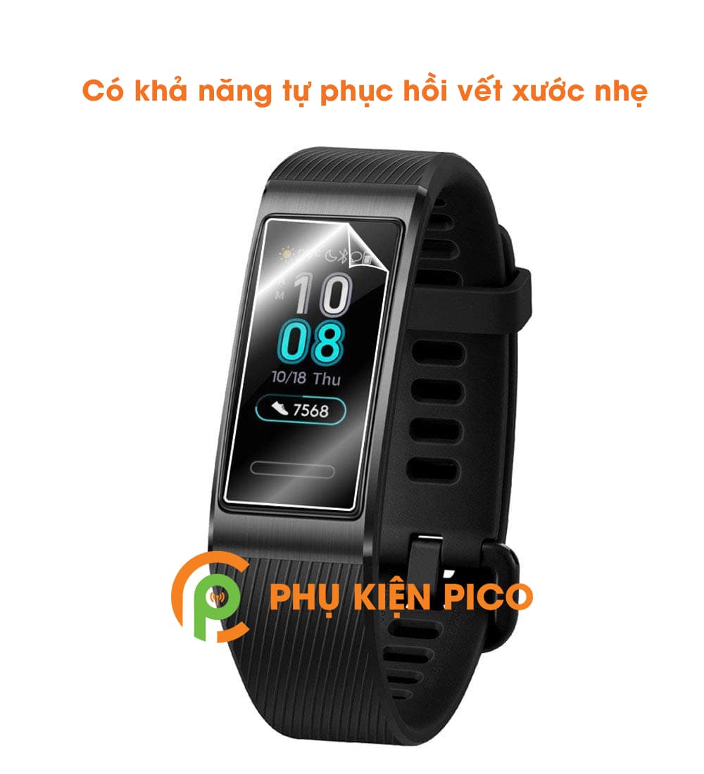 Dán màn hình đồng hồ Huawei Band 4 dẻo trong suốt PPF cao cấp - 2