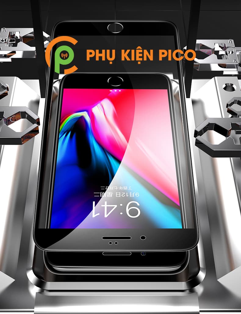 Kính cường lực Iphone 7 Plus, Iphone 8 Plus full viền độ cứng 9H - 5