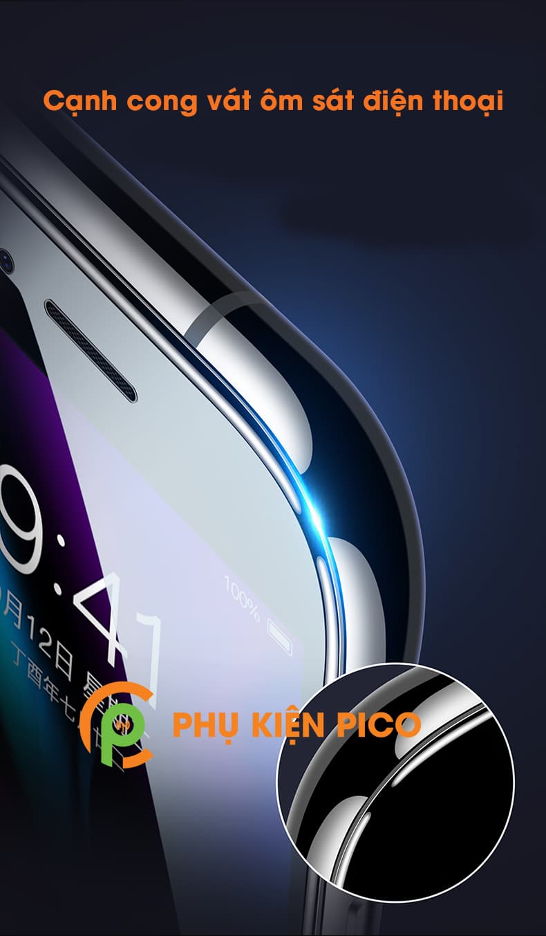 Kính cường lực Iphone 7 Plus, Iphone 8 Plus full viền độ cứng 9H - 3