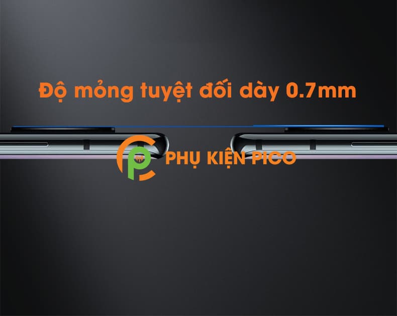 Vòng bảo vệ camera Oneplus 7T Pro ốp viền màu đen - 4