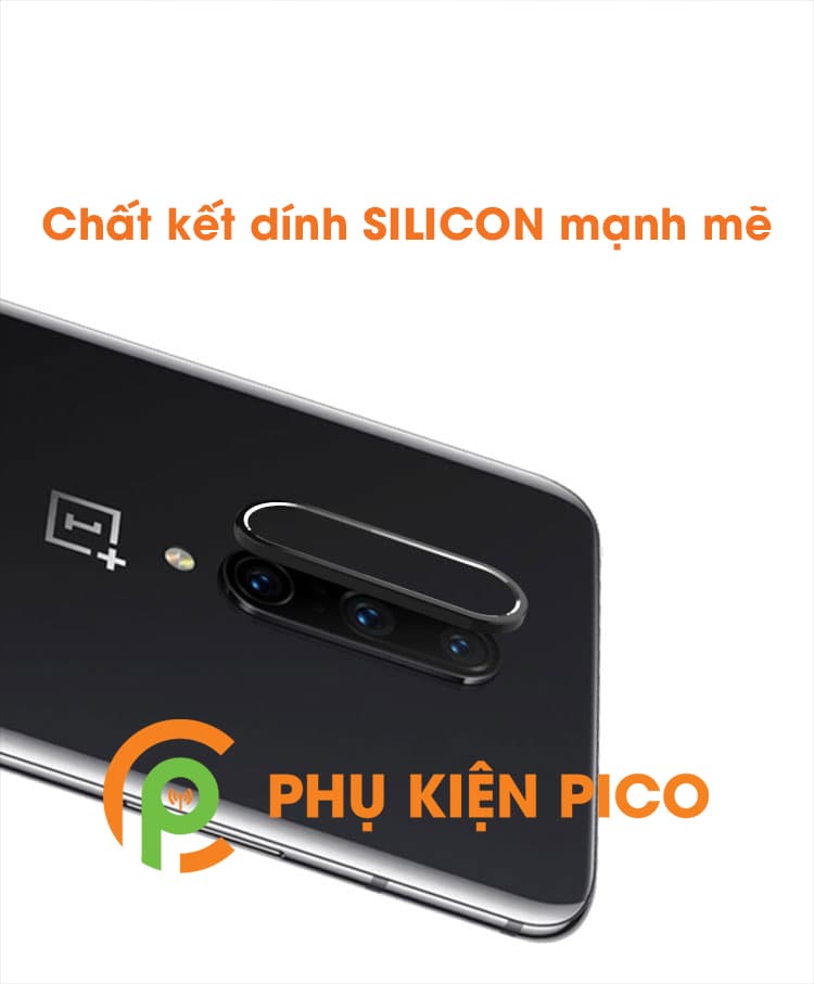 Vòng bảo vệ camera Oneplus 7T Pro ốp viền màu đen - 2