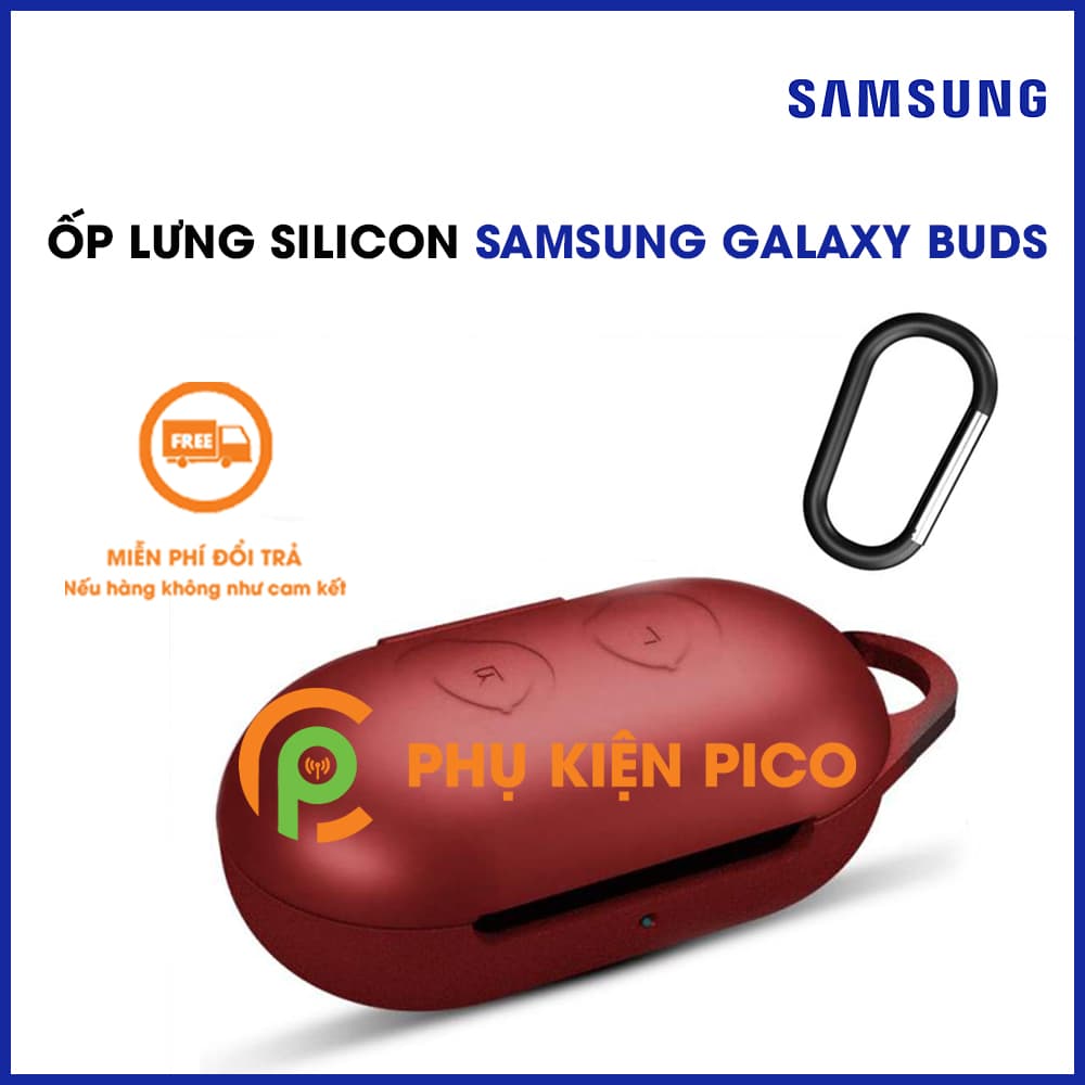 Ốp lưng Samsung Galaxy Buds silicon dẻo màu đỏ