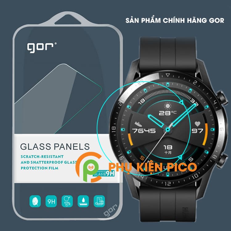 Cường lực Huawei Watch GT2 46mm chính hãng Gor bộ 3 chiếc - 2
