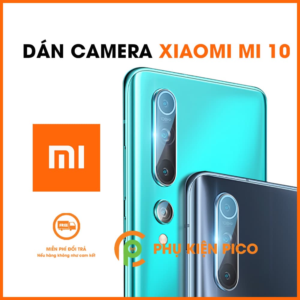Dán camera Xiaomi Mi 10 trong suốt chống xước bảo vệ camera