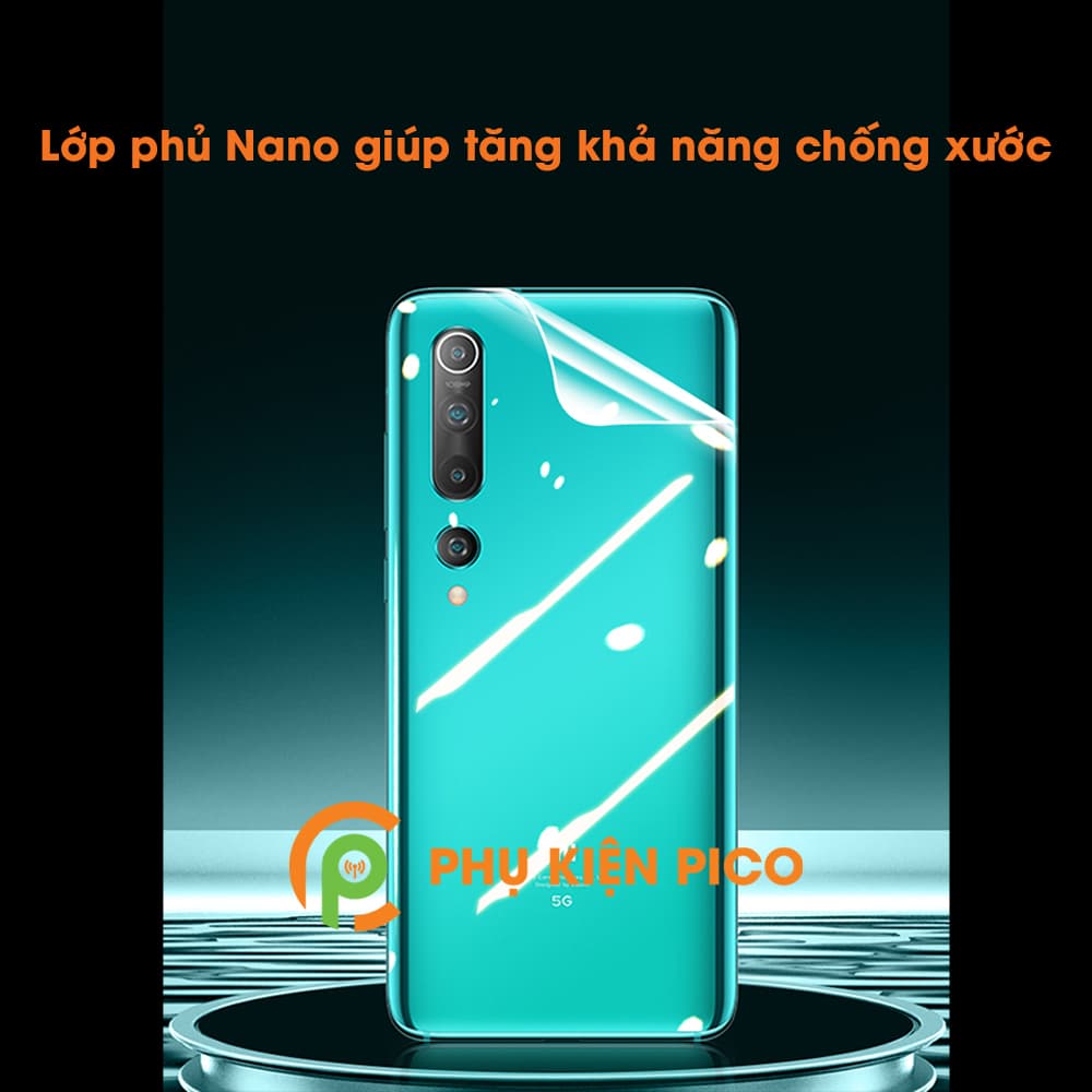 Dán màn hình và Dán lưng Xiaomi Mi 10 PPF cao cấp - 4
