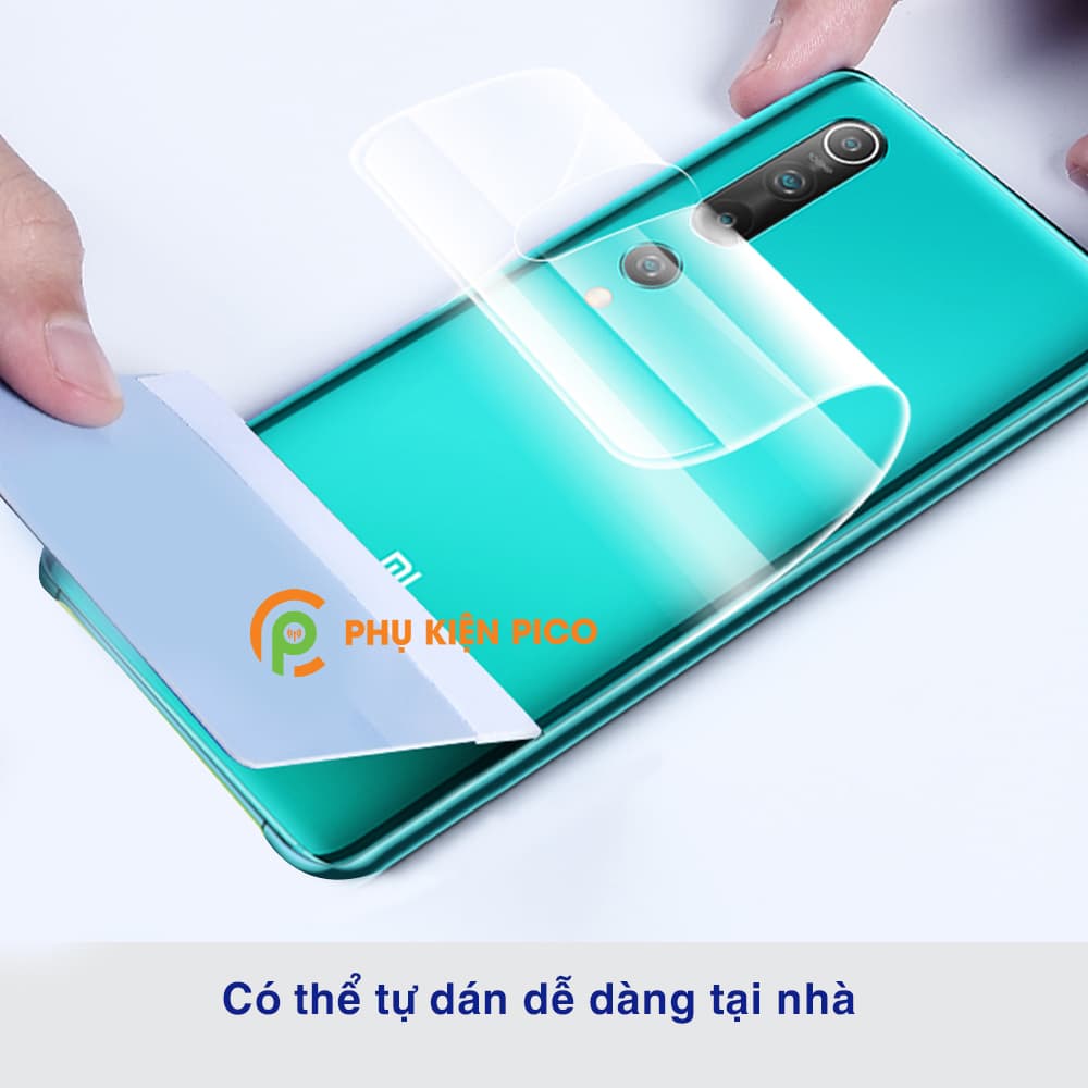 Dán lưng Xiaomi Mi 10 cao cấp PPF dẻo trong suốt - 3