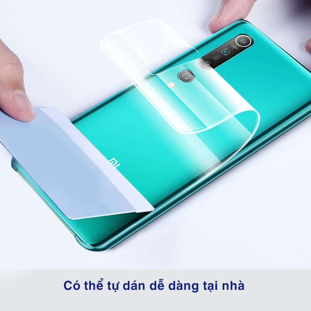 Dán lưng Xiaomi Mi 10 Pro cao cấp PPF dẻo trong suốt - 9