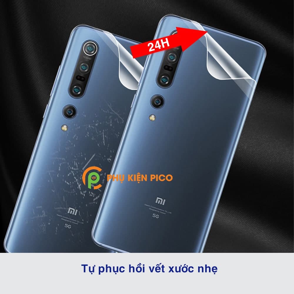 Dán lưng Xiaomi Mi 10 Pro cao cấp PPF dẻo trong suốt - 7