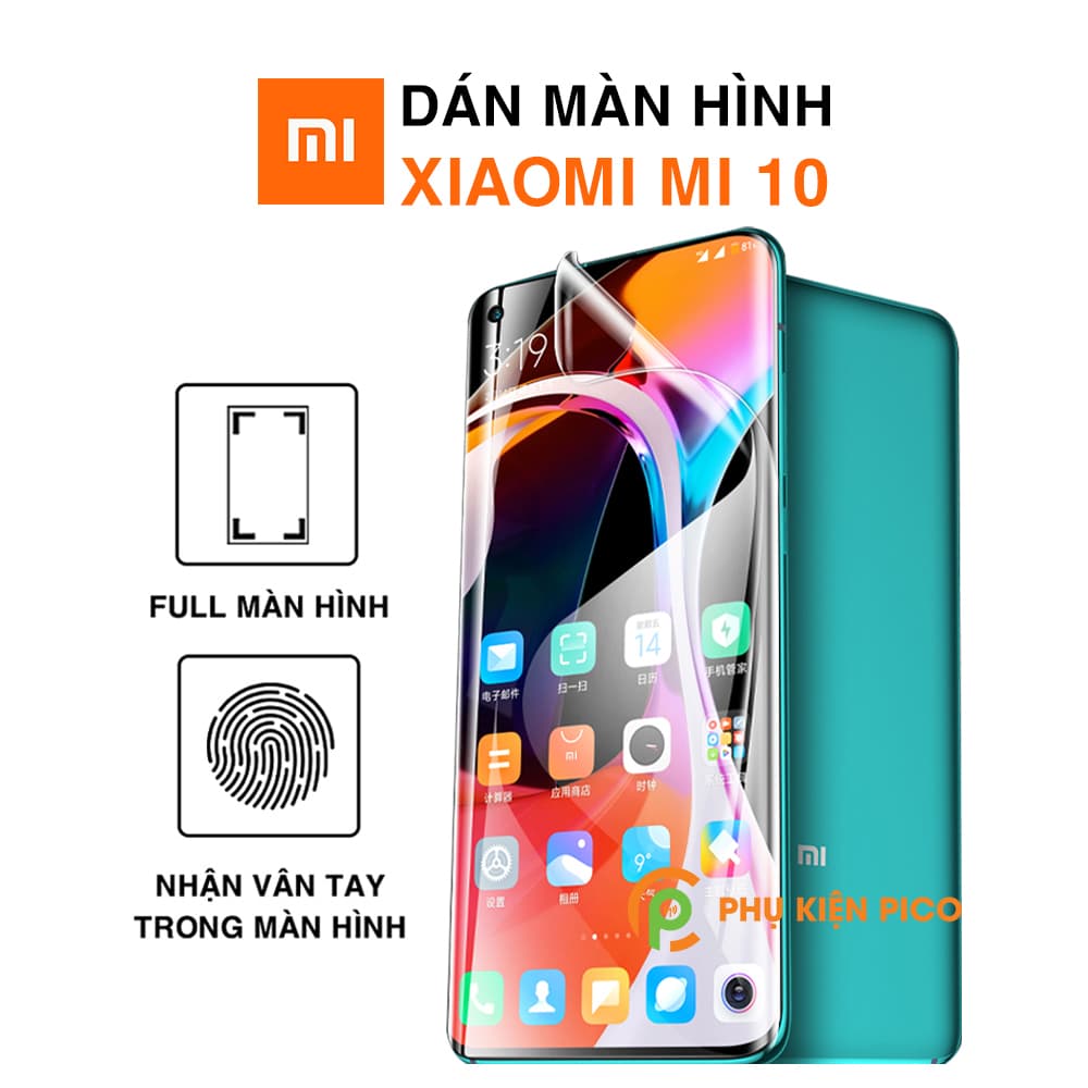 Dán màn hình Xiaomi Mi 10 PPF cao cấp dẻo trong suốt