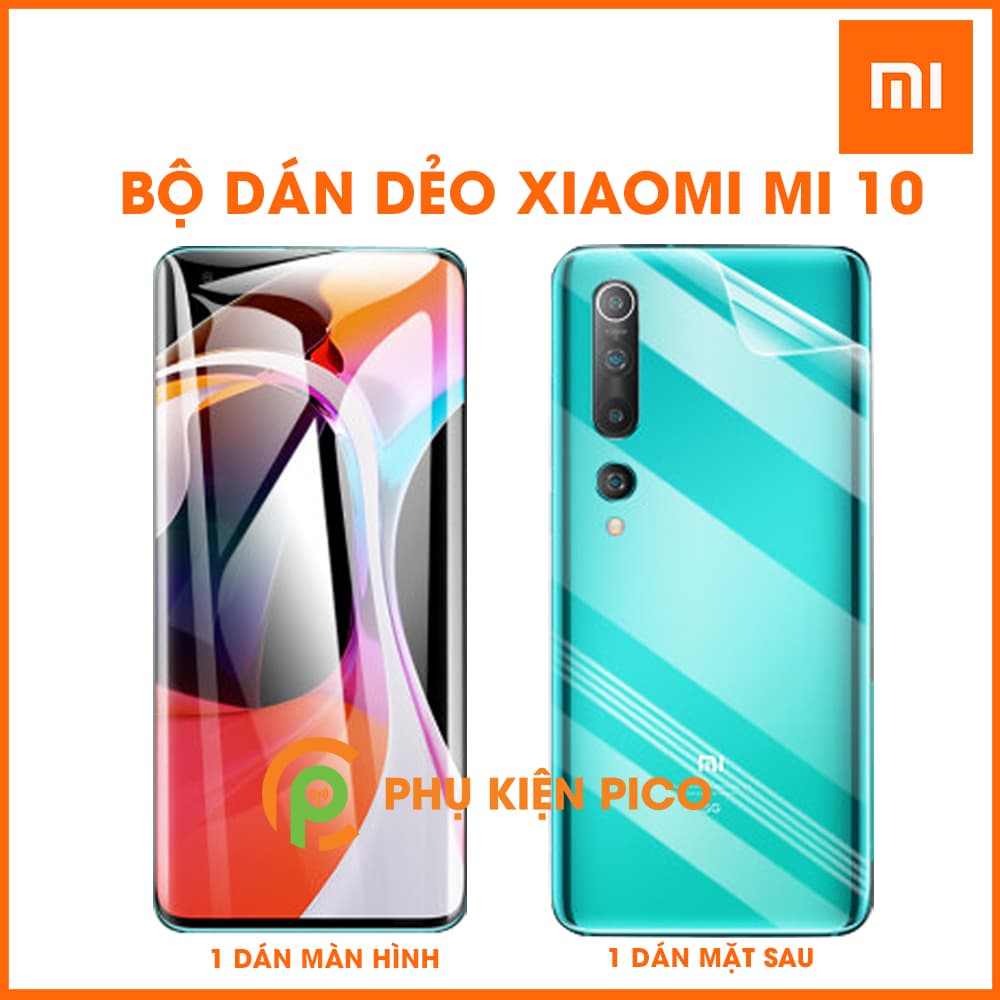 Dán màn hình và Dán lưng Xiaomi Mi 10 PPF cao cấp