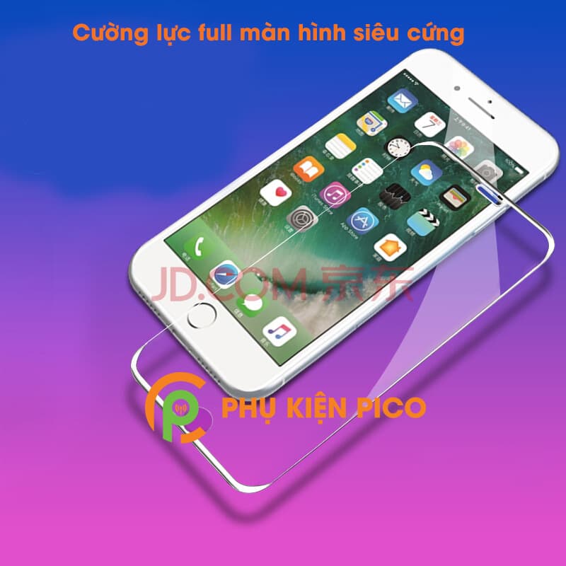 Kính cường lực Iphone 7 Plus viền vô cực full màn hình độ cứng 9H - 3