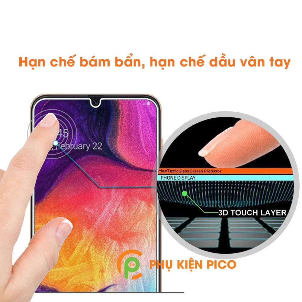 Cường lực Samsung Galaxy A50 chính hãng Gor trong suốt bộ 2 chiếc - 8