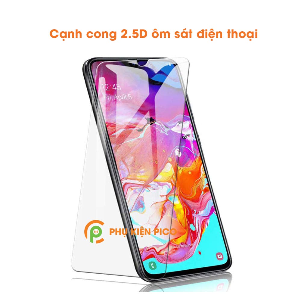 Cường lực Samsung Galaxy A70 chính hãng Maxshield viền cong 2.5D - 3