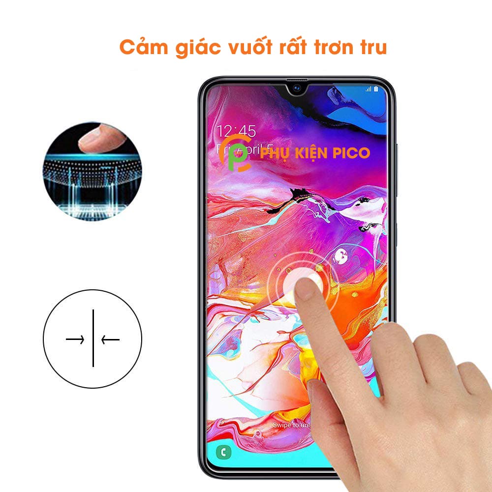 Cường lực Samsung Galaxy A70 chính hãng Maxshield viền cong 2.5D - 6