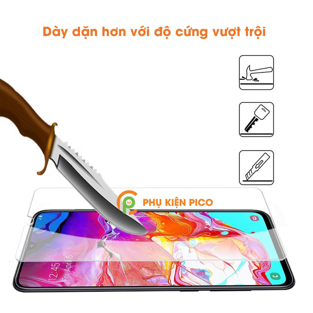 Cường lực Samsung Galaxy A70 chính hãng Maxshield viền cong 2.5D - 2