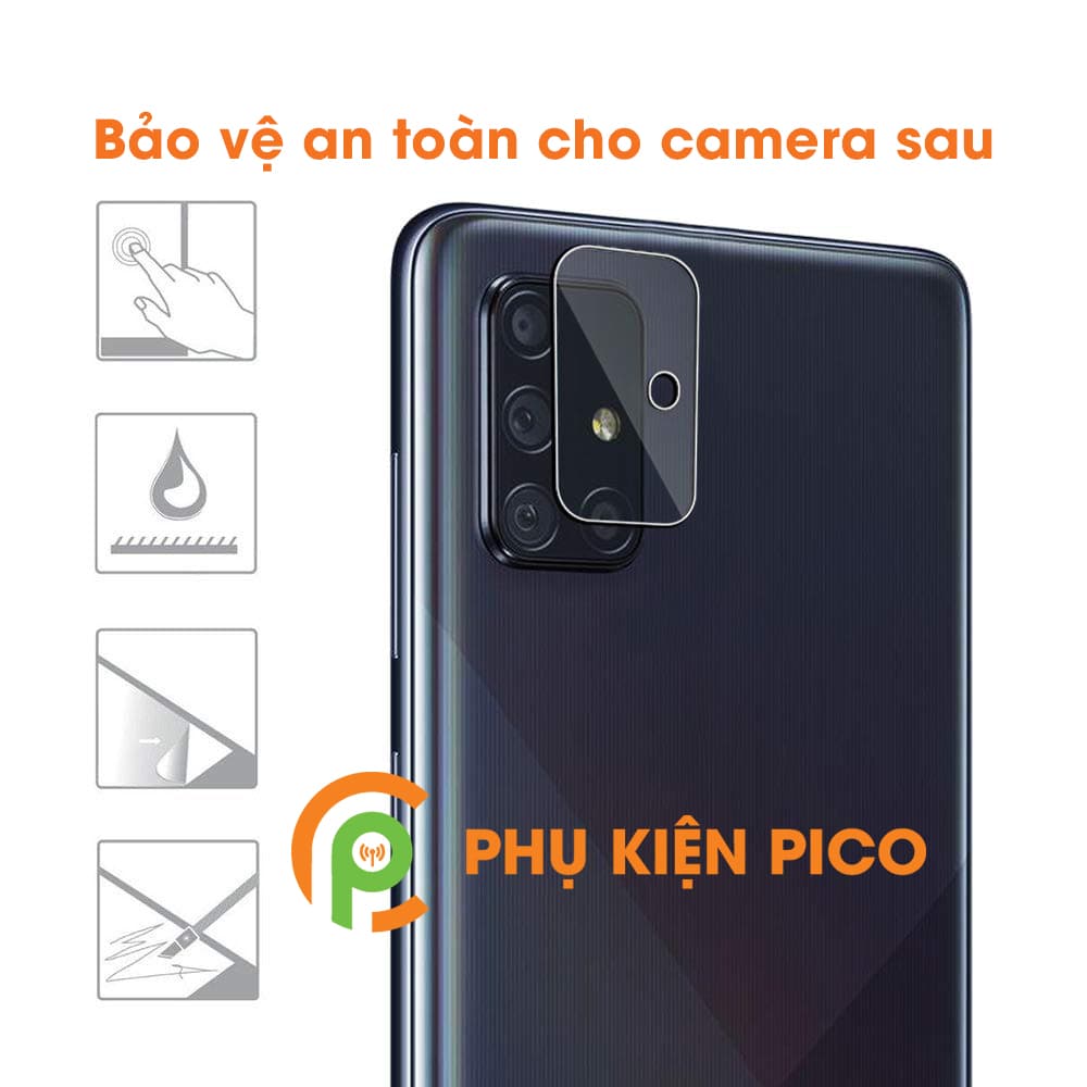 Cường lực Samsung Galaxy A71 viền siêu mỏng và Dán camera Samsung A71 - 7
