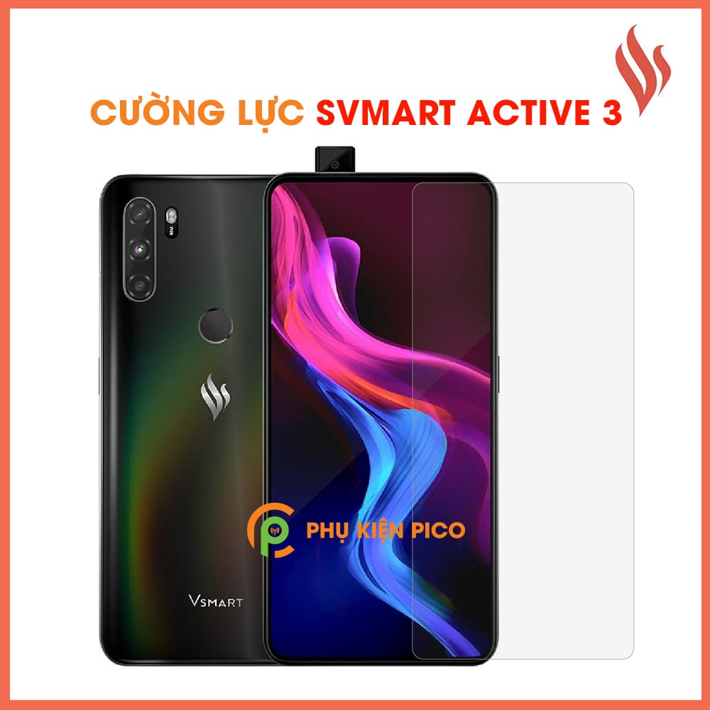 Kính cường lực Vsmart Active 3 trong suốt full viền