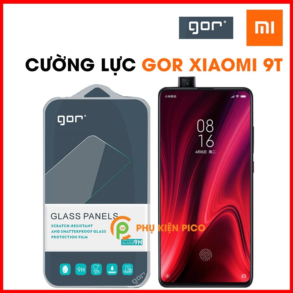 Cường lực Xiaomi Mi 9T chính hãng Gor viền đen mỏng