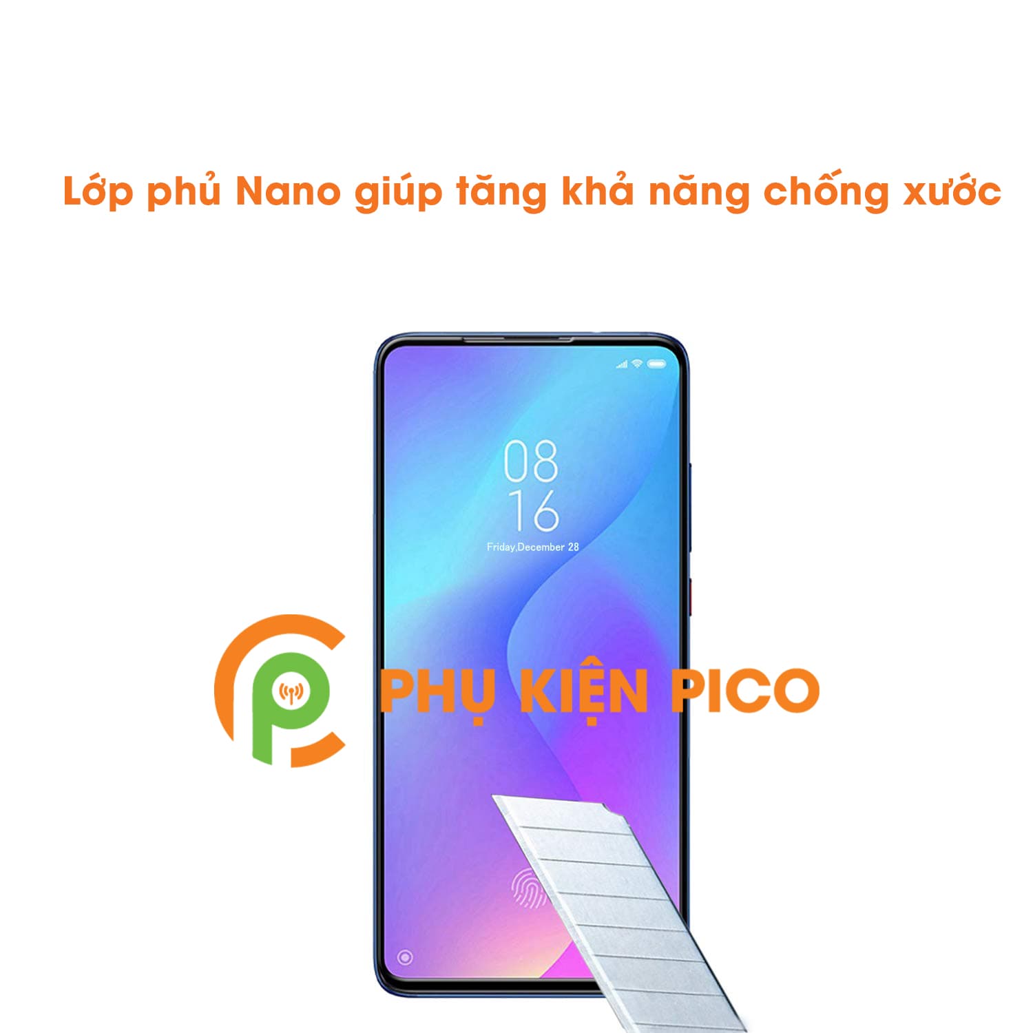 Cường lực Xiaomi Mi 9T chính hãng Gor viền đen mỏng - 2