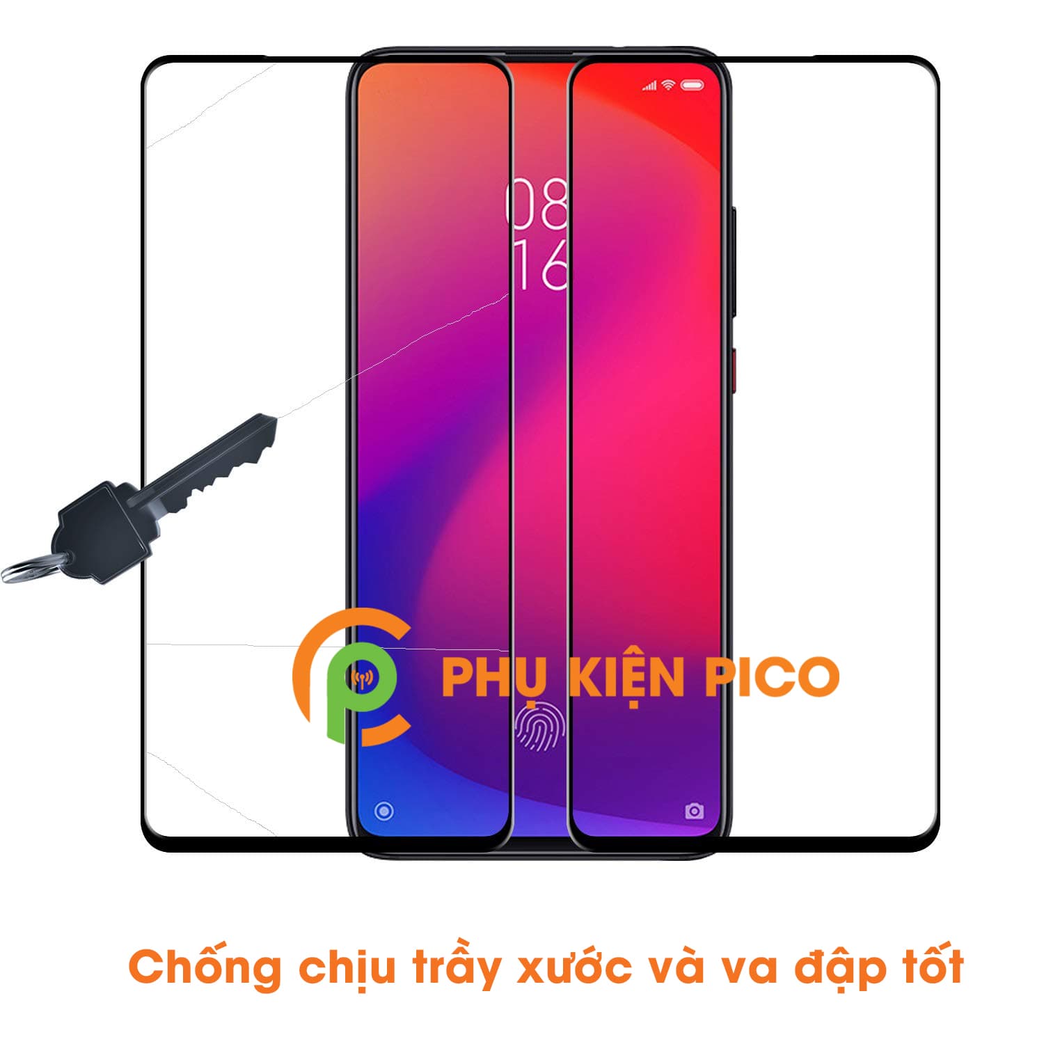 Cường lực Xiaomi Mi 9T Pro chính hãng Gor viền đen mỏng - 5